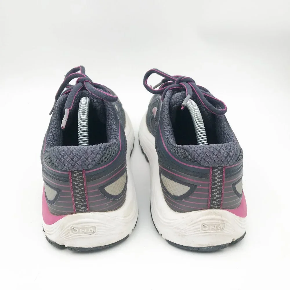 BROOKS Dyad Purple Gray Athletic Running Gym Sneakers Shoes Womens 7